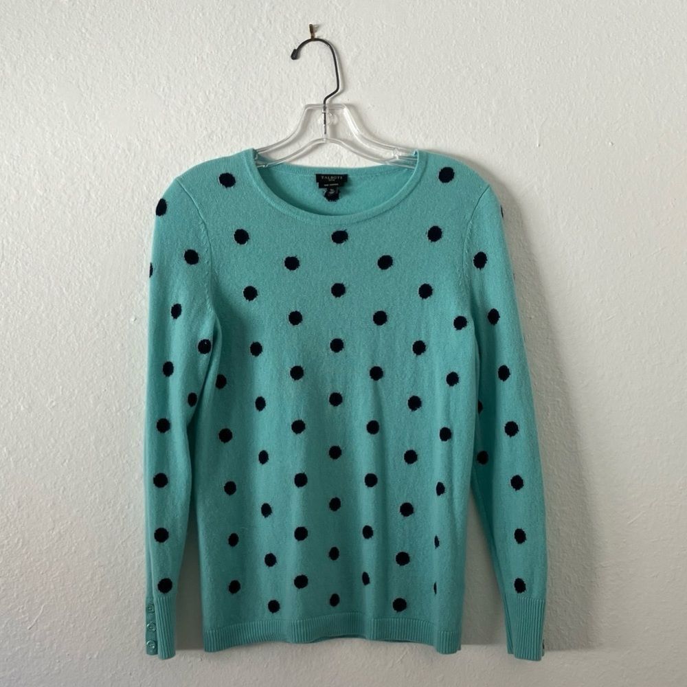 Green Cashmere Talbots Sweater